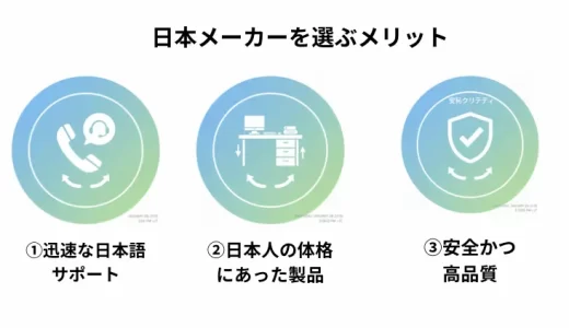 電動昇降デスクは日本メーカーが正解｜失敗しない3つの選び方